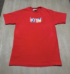 Kith Maritime Nautical Flag Box Logo T-Shirt XS Red Embroidered Logo Streetwear