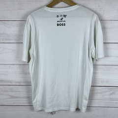 Hugo Boss + Bruce Lee Large White T-Shirt Size Large Special Artwork Stained