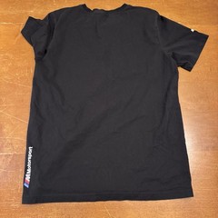 BMW M Series Motorsport Shirt Mens Medium Black Puma Short Sleeves