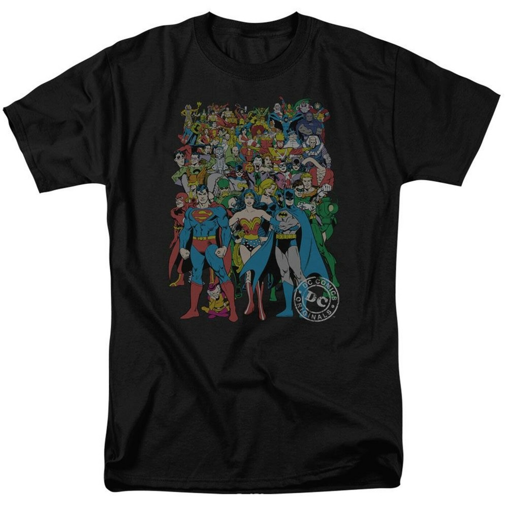 DC Comics Original Universe Men’s T-Shirt Black