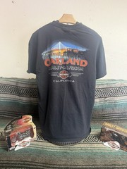 Oakland Harley Davidson Oakland, CA Shirt, L, 29 in Long 20 in Wide