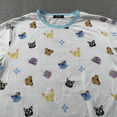 Krew Shirt Adult Large Short Sleeve All Over Print Casual Men’s