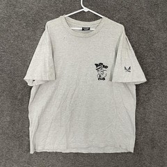 VTG Bad Boy Club Shirt Mens XL Gray Attitude Is Everything Tee 90s SINGLE STITCH