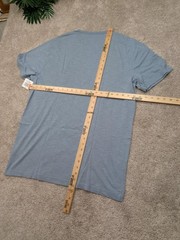 Hurley Shirt Mens Large Blue Crew Neck Supply Company Graphic Surf Tee NWT