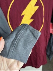 The Flash Graphic Long Sleeve Men’s T-Shirt Size S NEW Hero Comics DC