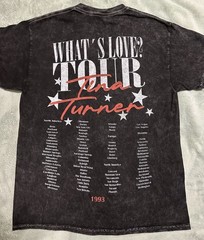 Tina Turner What’s Love? Tour 1993 Graphic Washed T-Shirt, XS