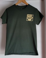 Keith Haring T-Shirt Size S Unisex Green Cotton Graphic Print