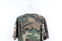 Vintage 90s Streetwear Mens Large Faded Woodland Plus Camouflage T-Shirt USA