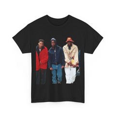 Classic Movie Cast Scene Graphic Tee Unisex Retro Streetwear Hip-Hop Shirt