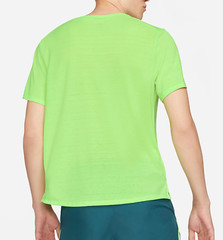 NWT Nike CU5992-358 Men’s Dri-Fit Miler Running Training Top Ghost Green Size S
