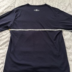 Arbor Wear Shirt Men M Navy Blue Outdoors Workwear Base Layer Hiking Stretch