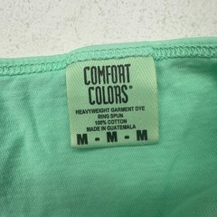 Comfort Colors Mint Green Sleeveless Cotton Racerback Tank Top Men’s Size Medium