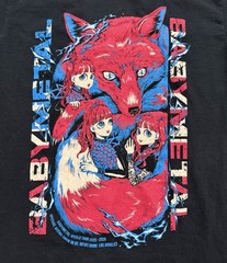BABYMETAL Shirt Adult Small METAL FORTH World Tour 2025-2026 Pop-Up Exclusive