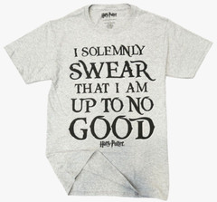 men’s Unisex T-Shirt -Harry Potter “I SOLEMNLY SWEAR THAT I AM UP TO NO GOOD”