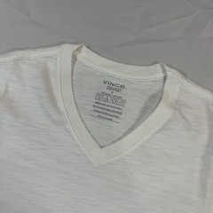 Vince Slub Cotton V-neck Designer T-Shirt Size Small NWT $65