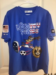 Team USA x Looney Tunes Freeze Max Soccer Loose Fit T-Shirt – Royal Blue Size XL