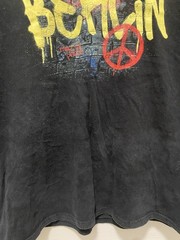 Berlin Wall Rare Art Graffiti Black XL Shirt B&C Collection #E150