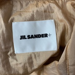 JIL SANDER Size XL Pink Peach Polyamide Silk Camp Short Sleeve Shirt
