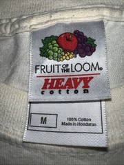 Vintage Fruit On The Loom Y2K Martin Luther King Double Print T Shirt