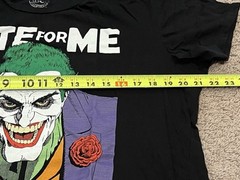 DC Comics Originals Joker Vote For Me Or Else Black T-shirt Large Batman