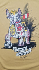 Peruvian Design Shirt Unisex Size M *** Pucara Bull Torito – Peruvian Cotton