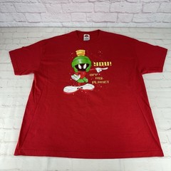 Vintage Y2K 2001 Looney Tunes Jerry Leigh Marvin The Martian T-Shirt Men’s 2XL