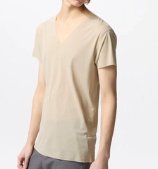 UNIQLO AIRism Deodorant Mesh V-Neck T-Shirt Men’s 5-piece set