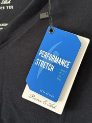Porter & Ash Mens Small Navy Performance T-Shirt Stretch Soft Comfort Essentials