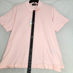 Dockers POLO Shirt Mens 2XL XXL Pink Golf Button Preppy Quick Dry Regular NWT