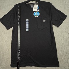 DICKIES Cooling Shirt Mens Medium Black Pocket Lightweight Work Fast Dry NWT B