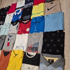 105x Branded T-Shirts Wholesale Reseller Lot Nike Lacoste Tommy Ralph Lauren