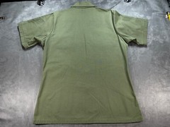 OD Green Button Up 15.5 x 31 US ARMY Vietnam Era 8405-00-015-0005 Shirt No Patch