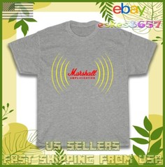 Marshall Amplification Logo Men’s T-Shirt American Style T Shirt