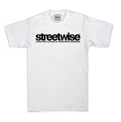 streetwise Stencil Graphic T-Shirt Black & White M-5XL