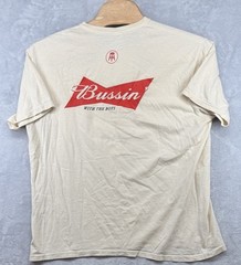 Bussin with the Boys Budweiser Barstool Sports Comfort Colors T-Shirt Men’s XL