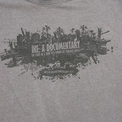 Ike: A Documentary T-Shirt Hurricane Ike Galveston TX Relief Film Sz L Gray