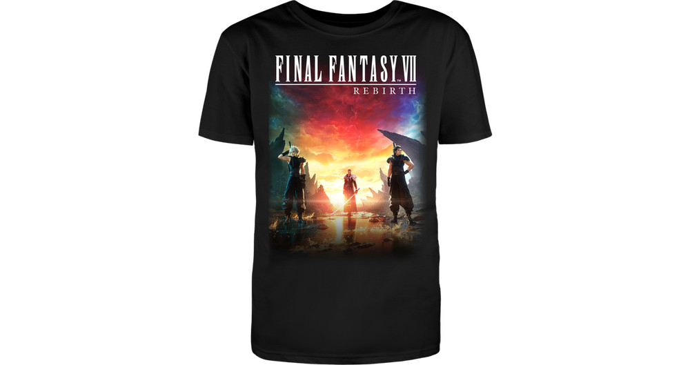 Final Fantasy VII Rebirth Key Art Unisex Graphic T-Shirt Square Enix Tee