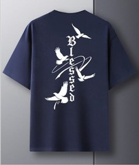 Sebashley Blessed T-shirt 100% Thick Cotton in Various Sizes High Quality SB