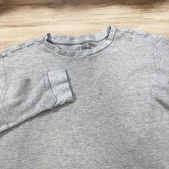 Jachs Waffle Knit Thermal Mens Large Heritage Cotton Blend Crewneck Grey Shirt