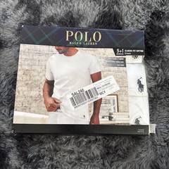 Polo Ralph 6 Piece Classic fit Colton Crews white T-SHIRT S-size Vintage