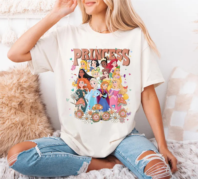 Disneyl World Princess Girl T Shirt Unisex#1
