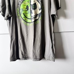 5.11 Tactical Mens Gray Graphic T-Shirt Skull Smiley Face Don’t Worry Be Ready L