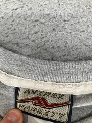 Vintage Avirex Shirt Mens 2XL Gray Y2K Cyber Streetwear Hip Hop Skater Racing