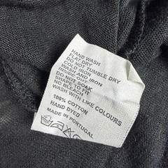 NM Luxury Essentials Linen Top Tee Popover Men XS/S V Neck Cuffed Semi Sheer