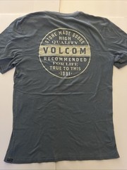 VOLCOM STONE Made Goods High Quality True to This Recommended for Life Sz L