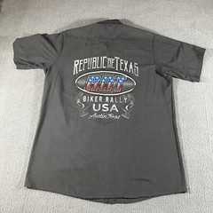 Republic of Texas ROT Harley Davidson Biker Bike Rally USA Austin Texas Large L