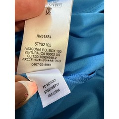 Patagonia Men’s Long Sleeve Blue Spandex Jersey Shirt Sz L