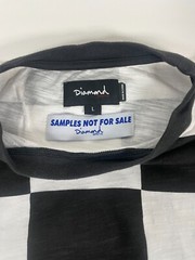 Diamond Supply Co. Black & White Checkered Long Sleeve Shirt – Men’s Large
