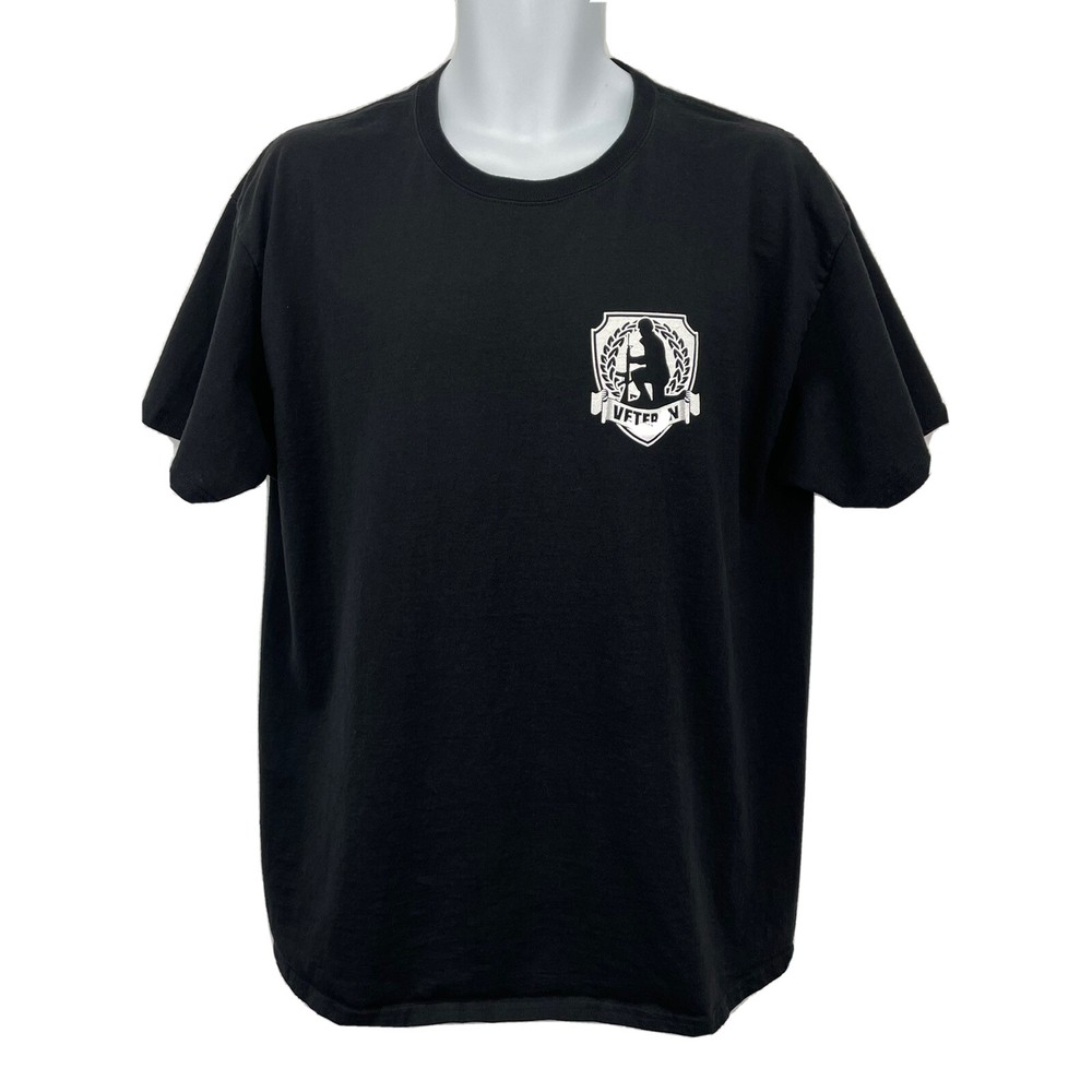 Veteran Pride T Shirt/ Men’s (XL) Black Hanes ComfortSoft 100% Cotton