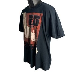 Walking Dead Crewneck Graphic T Shirt XL Black Short Sleeve Pullover AMC Zombies